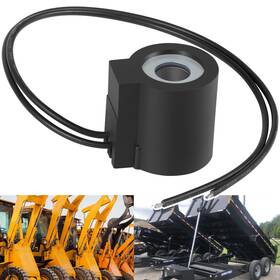 D-10238-66 Deargooday 10238-66 Solenoid Coil 12vdc 16w 1/2 Inch Hole Dual Wire Leads Hydraulic Black
