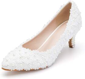144218-38 Dress First Dressfirst Womens Bridal Stiletto Heel Closed Toe Pumps With 6.5 White 144218-38 Dress First Dressfirst Womens Bridal Stiletto Heel Closed Toe Pumps With 6.5 White