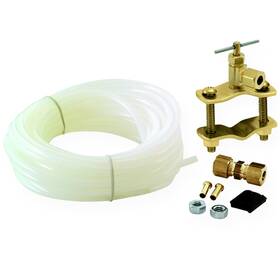 Eastman 091712483625 Ice Maker Installation Kit With Brass Inserts 1/4 Inch Compression 25 Foot