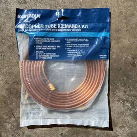 30965 Eastman 98531 Icemaker Installation Kit - 15ft Copper Tube Saddle Valve Union