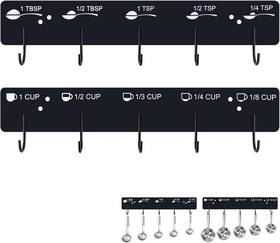 Edgewater Parts 744110235203 Premium Measuring Cups And Spoons Hanging Rack Cup Organizer Sui