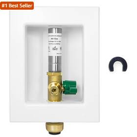 Efield 726084641815 Push-fit Ice Maker Outlet Box 1/2-inch Connection With Stainles