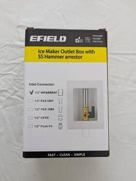 B08kgjs42t Efield Ice Maker Outlet Box