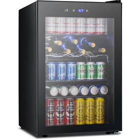 Electactic 977125268056 37 Bottle Wine Fridgefreestanding 145 Can Beverage Refrigerator Wi