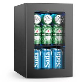 Electactic 977900900331 24 Cans Beverage Refrigerator Cooler Mini Fridge Countertop Drink For