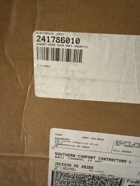 241786010 Electrolux New Genuine Oem Frigidaire Refrigerator Freezer Door Gasket