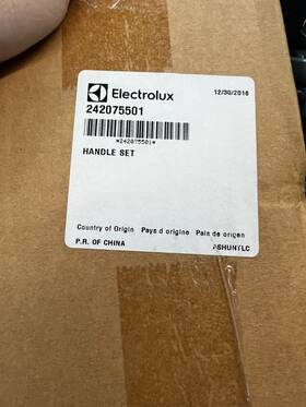 242075501 Electrolux New Oem Handle Set 242075501 Electrolux New Oem Handle Set