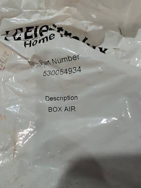 530054934 Electrolux Nos Air Box #530054934 Bt2