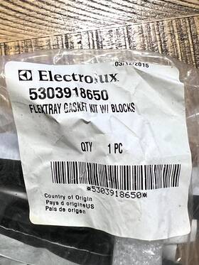 5303918650 Electrolux Frigidaire Air Handler Flex Tray Gasket Kit With Blocks