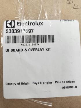 5303918897 Electrolux Ui Board