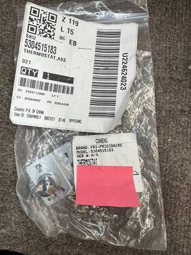 5304515183 Electrolux New Oem Thermostat 5304515183 Electrolux New Oem Thermostat