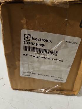 5304519149 Electrolux Water Valve Assembly Double