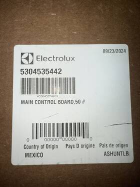 5304535442 Electrolux New Oem Genuine Frigidare Main Power Board