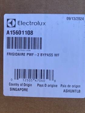 A15601108 Electrolux Purepour Pwf-2 Water Filter Bypass For Fppwfu02 New A15601108 Electrolux Purepour Pwf-2 Water Filter Bypass For Fppwfu02 New