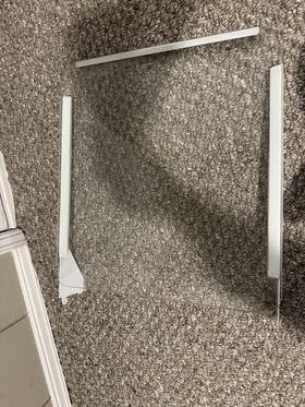 Fix2363734 Electrolux Refrigerator Glass Shelf