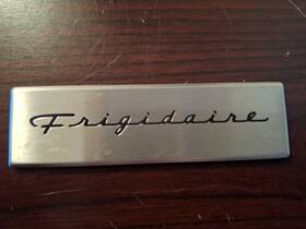 240558802 Electrolux Or Frigidaire Oem Refrigerator Nameplate Badge Stainless