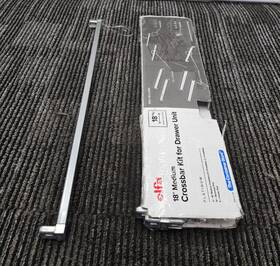 10086472 Elfa 18 Inch Medium Crossbar Assembly Platinum Side-to-side For Drawer Unit