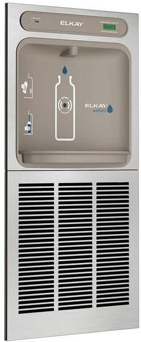 Lzwsm8k Elkay Ezh2o Refrigerated Bottle Filling Station - Stainless Steel