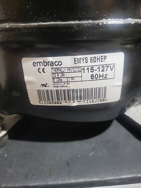 60hep Embraco Refrigerator Compressor #emys