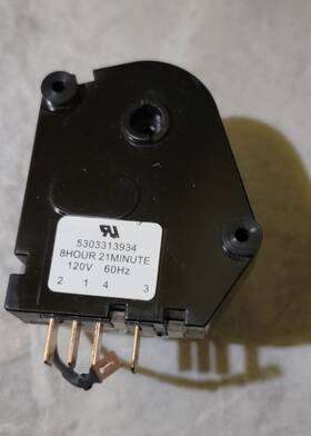 5303313934 Erp Gp21 5303917634 Frigidaire Refrigerator Defrost Timer 8hr 21m New