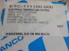 Etc-111100-000 Ranco Genuine Electronic Temperature