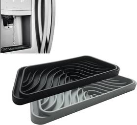 Fariricajon 313108279286 Silicone Refrigerator Drip Tray Catcher 2 Packs Protects Ice And Water Dispenser