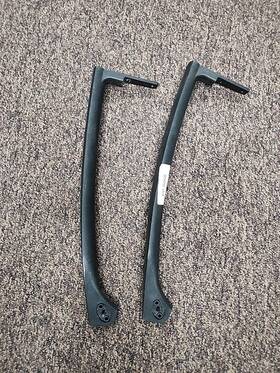 240339208 Frigidaire 240339203 Refrigerator Door Handle Set - Black Part # 240339208 Frigidaire 240339203 Refrigerator Door Handle Set - Black Part #