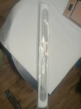 241839405 Frigidaire Refrigerator Toe Kick Grille Used White #241839405