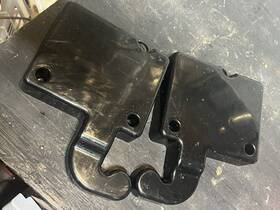 2419467 Frigidaire Refrigerator Right And Left Hinge Cover 2419467 Frigidaire Refrigerator Right And Left Hinge Cover