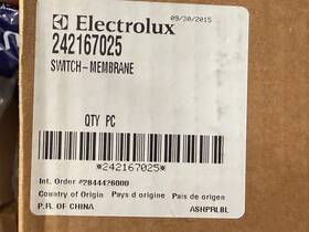 242167025 Frigidaire Genuine Membrane Switch Nib 242167025 Frigidaire Genuine Membrane Switch Nib