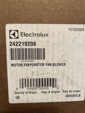 242219206 Frigidaire New Inch Oem Refrigerator Evaporator Fan Motor #242219206 242219206 Frigidaire New Inch Oem Refrigerator Evaporator Fan Motor #242219206