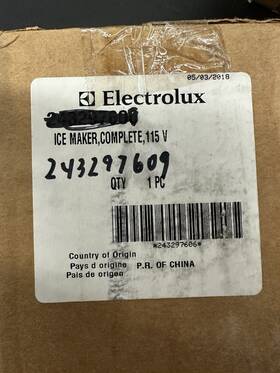 243297609 Frigidaire Ice Maker Electrolux