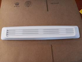 2971929 Frigidaire Refrigerator Freezer Baffle Bezel White Part# 2971929 Frigidaire Refrigerator Freezer Baffle Bezel White Part#