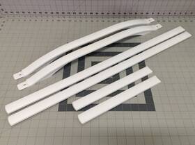 218779318 Frigidaire 297272500 Kenmore Freezer Door Handle Set 218779318 Frigidaire 297272500 Kenmore Freezer Door Handle Set