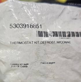 5303918851 Frigidaire Thermostat Kit Oem
