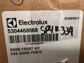 5304468568 Frigidaire Genuine Oem Electrolux Refrigerator Door Frost Kit