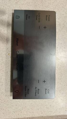 5304527031 Frigidaire Refrigerator User Interface Scratches Part #