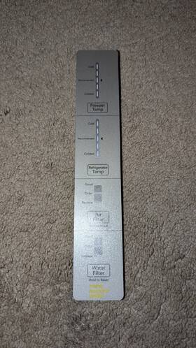 5304533235 Frigidaire Genuine Oem Refrigerator User Interface - Part # 5304533235 Frigidaire Genuine Oem Refrigerator User Interface - Part #