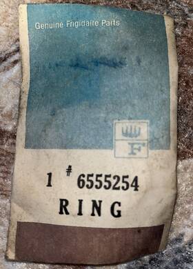 6555254 Frigidaire Nos Vtg Ring #6555254 Factory Sealed Foil Wrap Oem Gm