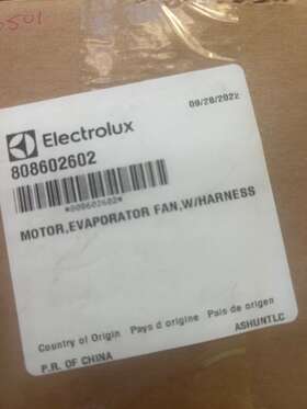 808602602 Frigidaire Refrigerator Evaporator Fan 808602602 Frigidaire Refrigerator Evaporator Fan