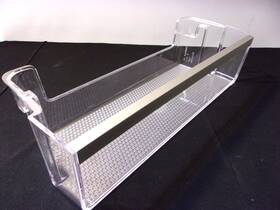 Rt180073 Frigidaire A072791 Door Bin Clear/silver Trim Excellent Condition