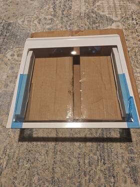 A07290401 Frigidaire Refrigerator Lower Crisper Cover Shelf Part# Rt180284 Open