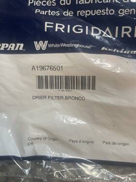 A19676501 Frigidaire Oem New Refrigerator Drier Filter Ready To Ship Fast