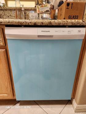 5304531663 Frigidaire Ffcd2413uw By Electrolux White Front Door Outer Panel 5304531663 Frigidaire Ffcd2413uw By Electrolux White Front Door Outer Panel