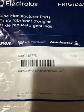 5303918775 Frigidare Fridge Thermistor Kit