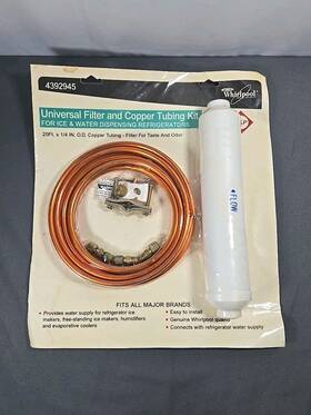 4392945 Fsp Whirlpool Universal Filter And Copper Tubing Kit. New Sealed