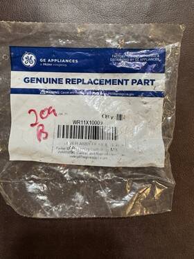 Wr11x Ge 10009 New In Bag Fridge Hinge Black