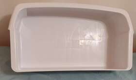200d3983p002 Ge Refrigerator Door White Bin With Inch Blue Line Part #