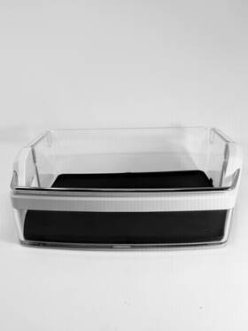 239d2691p001 Ge Refrigerator Bin Complete With Liner Original Gray
