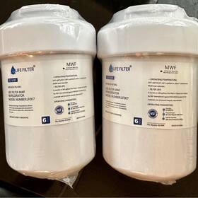 Lf007 Ge Appliances New Set Of Two 2 Mwf Refrigerator Water Filters Life Filter Model Comp